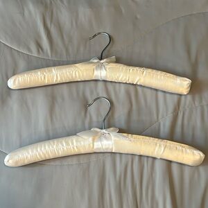 Set of two padded hangers. Great for wedding outfits!